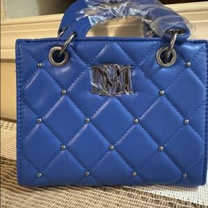 Badgley Mischka Blue Purse NWT